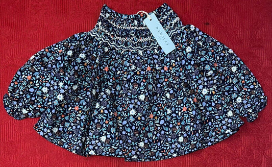 Baby Blouse Navy Multicoloured Designer Quality