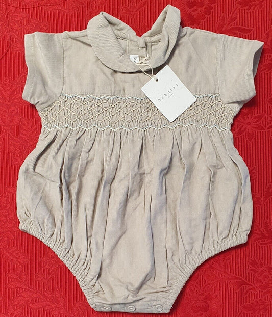 Baby Romper Beige Designer Quality Baby Clothing