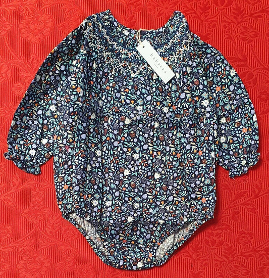 Baby Romper Floral Navy Designer Quality