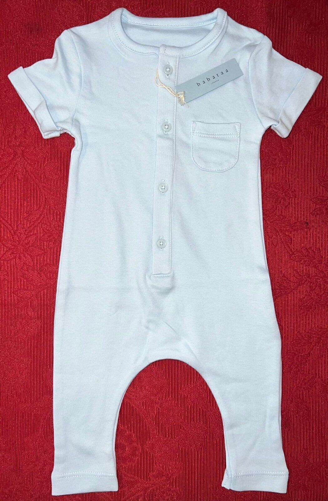 Baby Sleepsuit Short Sleeve Blue Designer Cotton Quality