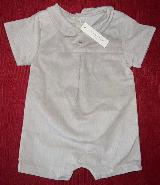 Baby Playsuit Grey Designer Quality Baby Clothing