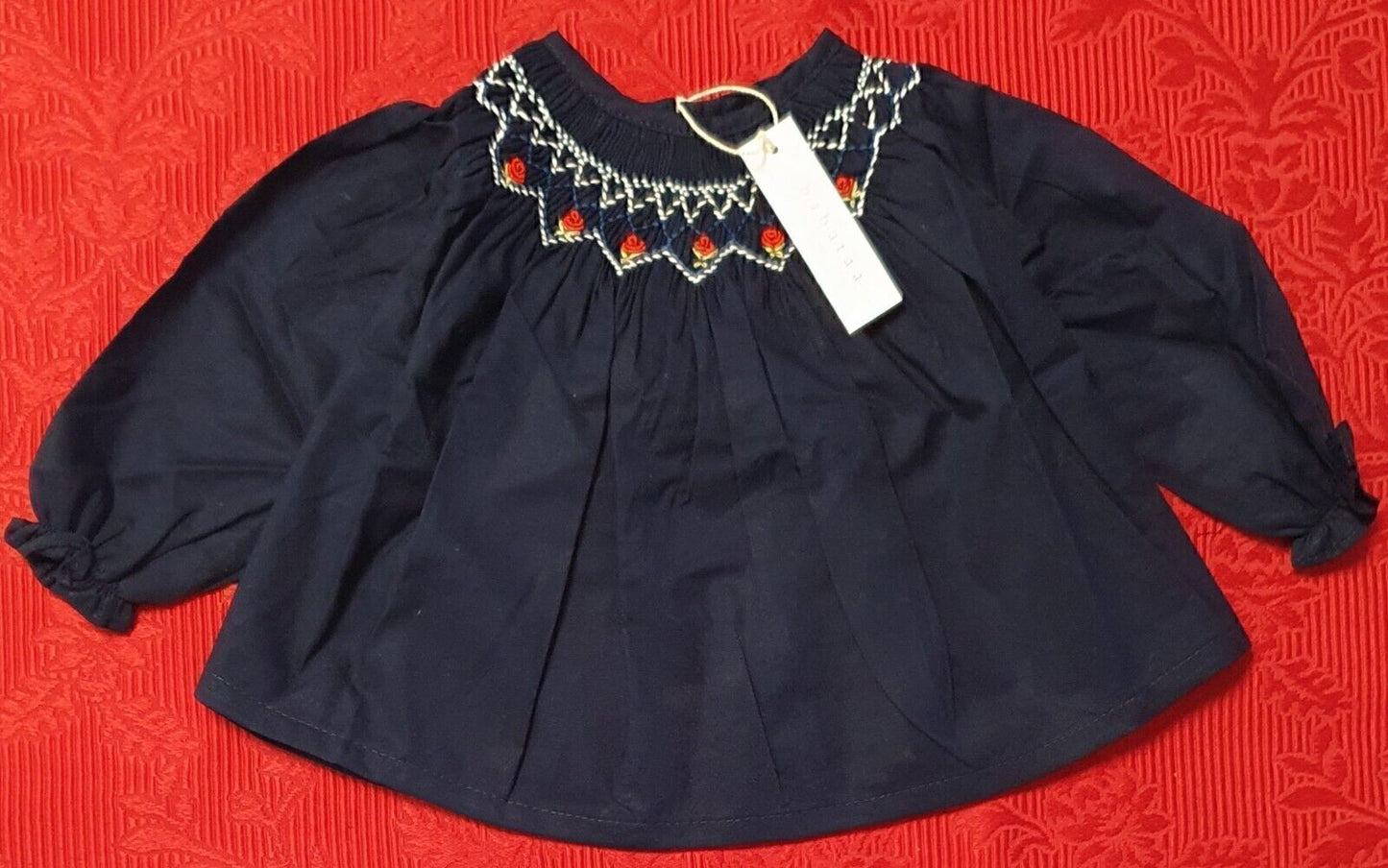 Baby Blouse Navy Designer Quality Baby Clothing