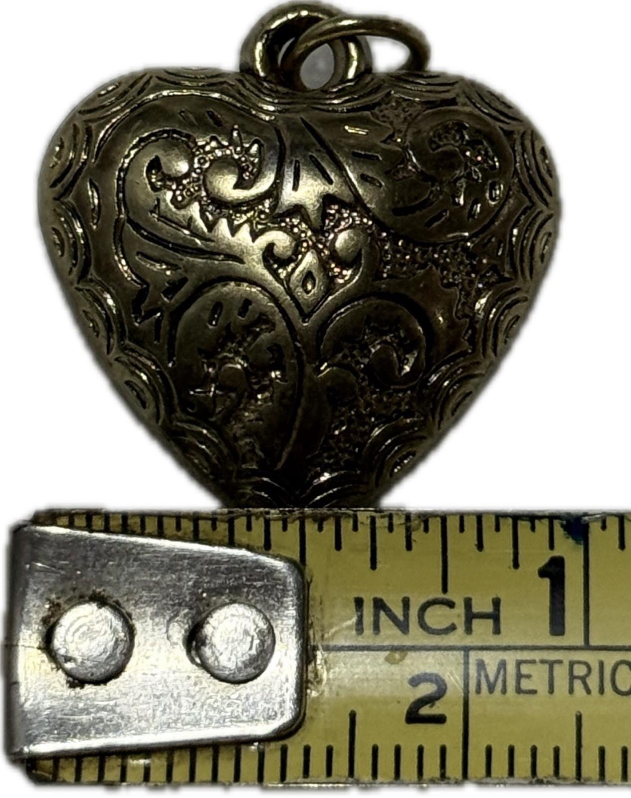 Gold Heart Pendant Costume Jewellery Elegant Accessory