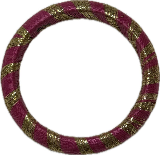 Pink & Gold Bangle Bracelet Costume Jewellery