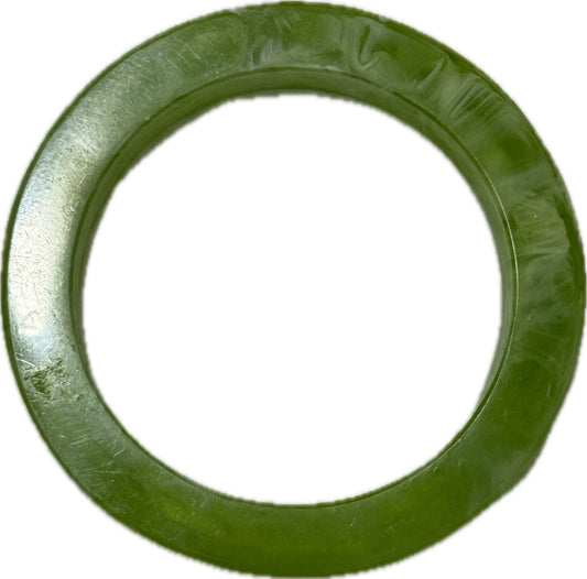 Green & White Bangle Bracelet Costume Jewellery