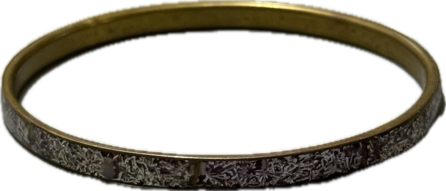 Purple Gold Bangle Bracelet Costume Jewellery